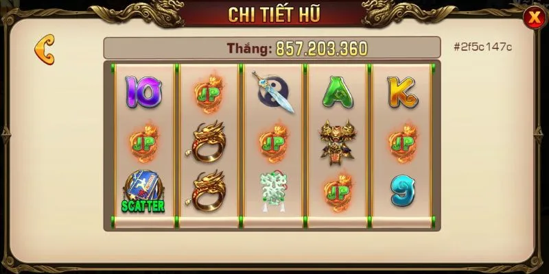 Hệ thống biểu tượng thanh toán nổ hũ trong game