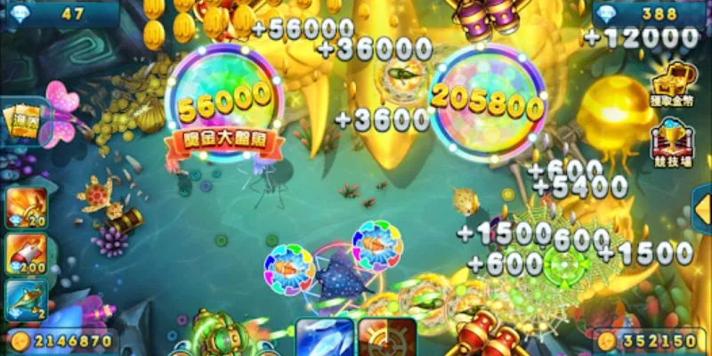 Tính năng đặc biệt trong game bắn cá 