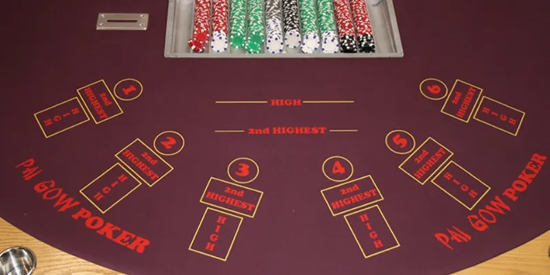 Những luật chơi căn bản của Pai Gow Poker